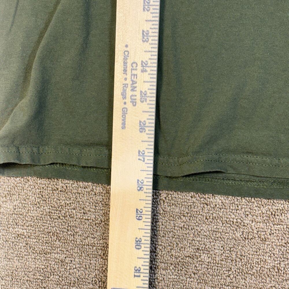 Volkswagen Mens Bigfoot Sasquatch Olive Green Graphic Shirt Short Sleeve Size L - Picture 6 of 6